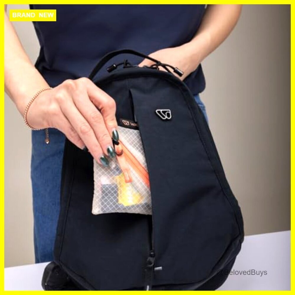 Crossbody Sling Bag 10L Travel Pack with Tablet Pocket & Strap - Picture 2 of 6